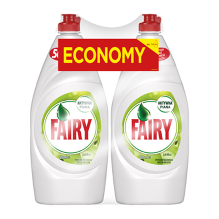 Fairy płyn do mycia naczyń jabłkowy 2x900ml
